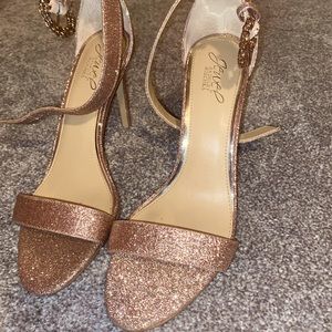 Rose gold heels